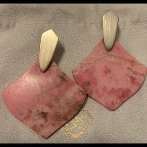 Kendra Scott Austoria Pink/Gold Earrings